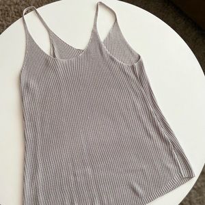 Lightweight knit tank, size medium.